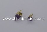 CGP3266 8*12mm - 10*14mm faceted nuggets amethyst pendants