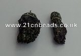 CGP606 22*50mm - 35*60mm nuggets gemstone pendants wholesale