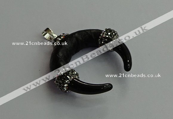 CGP646 10*40*40mm resin pendants jewelry wholesale