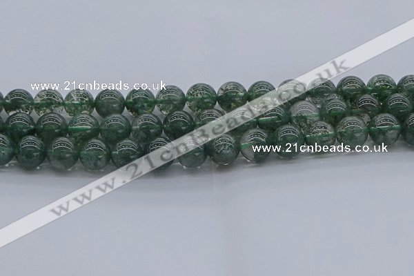 CGQ504 15.5 inches 12mm round imitation green phantom quartz beads