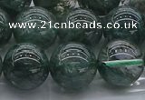 CGQ505 15.5 inches 14mm round imitation green phantom quartz beads