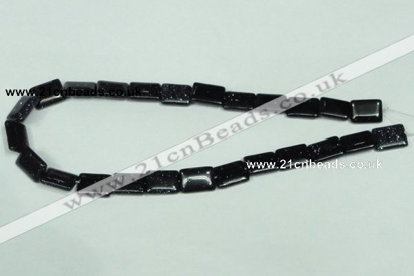 CGS130 15.5 inches 12*16mm rectangle blue goldstone beads wholesale
