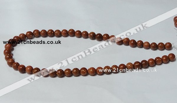 CGS51 15.5 inches 8mm round goldstone beads wholesale
