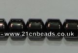 CHE118 15.5 inches 8*8mm tyre hematite beads wholesale