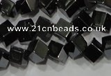 CHE186 15.5 inches 4*4mm cube hematite beads wholesale
