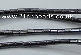 CHE755 15.5 inches 2*2.5mm tube hematite beads wholesale
