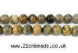 CHJ106 15 inches 16mm round honeybee jasper beads