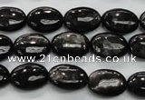 CHS71 15.5 inches 10*14mm oval natural hypersthene beads