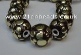 CIB246 18mm round fashion Indonesia jewelry beads wholesale