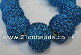 CIB451 24mm round fashion Indonesia jewelry beads wholesale