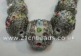 CIB460 25mm round fashion Indonesia jewelry beads wholesale
