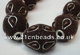 CIB493 18*23mm drum fashion Indonesia jewelry beads wholesale