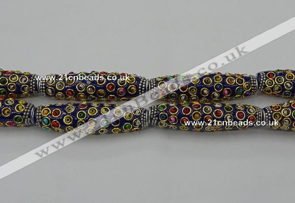 CIB624 16*60mm rice fashion Indonesia jewelry beads wholesale