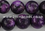CJJ08 15.5 inches 18mm round dyed lucky jade beads wholesale