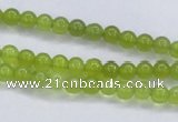 CKA01 15.5 inches 4mm round Korean jade gemstone beads