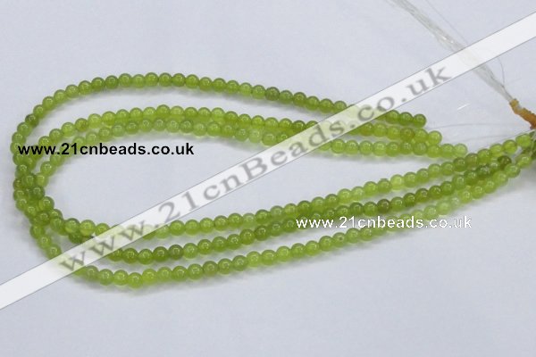 CKA02 15.5 inches 5mm round Korean jade gemstone beads