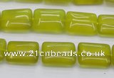 CKA261 15.5 inches 12*16mm rectangle Korean jade gemstone beads
