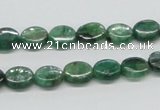 CKC110 16 inches 8*10mm oval natural green kyanite beads wholesale