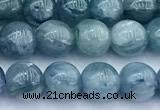 CKC835 15 inches 6mm round blue kyanite gemstone beads