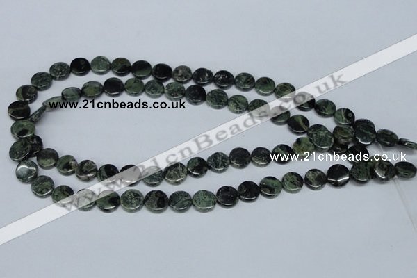CKJ01 15.5 inches 10mm coin kambaba jasper gemstone beads wholesale