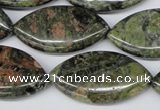 CKJ155 15.5 inches 18*35mm marquise New kambaba jasper beads