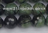 CKJ314 15.5 inches 12mm faceted round kambaba jasper beads
