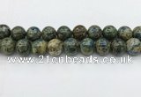 CKJ479 15.5 inches 16mm round natural k2 jasper beads wholesale