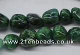 CKU54 15.5 inches 8*10mm - 10*12mm nuggets dyed kunzite beads
