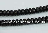 CLB300 15.5 inches 3*6mm rondelle black labradorite gemstone beads