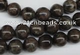 CLB433 15.5 inches 10mm round grey labradorite beads wholesale