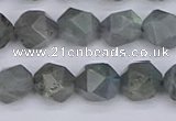 CLB982 15.5 inches 8mm faceted nuggets labradorite beads wholesale