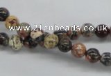 CLD02 15.5 inches 6mm round leopard skin jasper beads wholesale