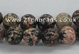 CLD04 15.5 inches 10mm round leopard skin jasper beads wholesale