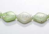 CLE14 rhombic 10*10mm lemon turquoise gemstone beads Wholesale