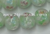 CLG760 15 inches 12mm round lampwork glass beads wholesale