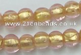 CLG834 15.5 inches 8mm round lampwork glass beads wholesale