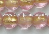CLG838 15.5 inches 12mm round lampwork glass beads wholesale