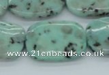 CLJ09 15.5 inches 22*30mm round-cornered rectangle sesame jasper beads