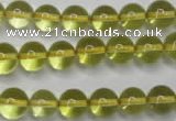 CLQ203 15.5 inches 10mm round natural lemon quartz beads wholesale