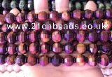 CME327 15.5 inches 9*11mm - 10*12mm pumpkin red tiger eye beads