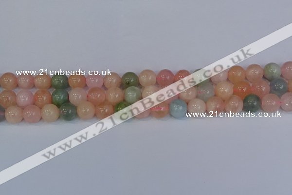 CMG174 15.5 inches 12mm round morganite gemstone beads wholesale
