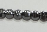 CMH129 15.5 inches 6*6mm pumpkin magnetic hematite beads