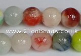 CMJ1086 15.5 inches 8mm round jade beads wholesale