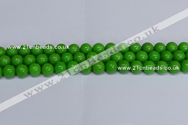 CMJ117 15.5 inches 12mm round Mashan jade beads wholesale