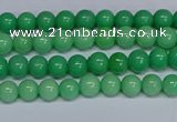 CMJ127 15.5 inches 4mm round Mashan jade beads wholesale