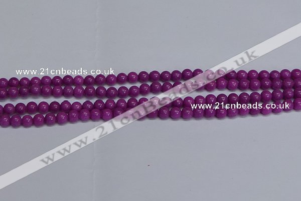 CMJ254 15.5 inches 6mm round Mashan jade beads wholesale