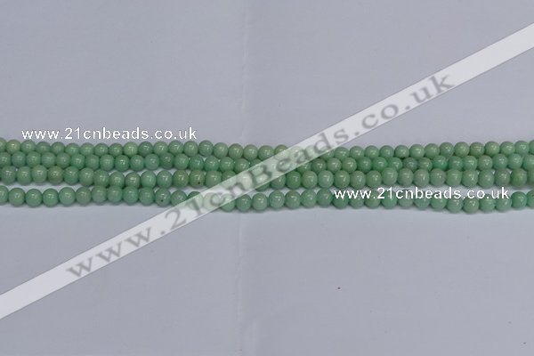 CMJ281 15.5 inches 4mm round Mashan jade beads wholesale