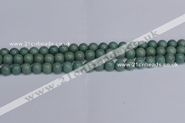 CMJ284 15.5 inches 10mm round Mashan jade beads wholesale