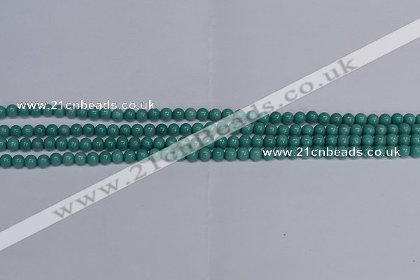 CMJ288 15.5 inches 4mm round Mashan jade beads wholesale