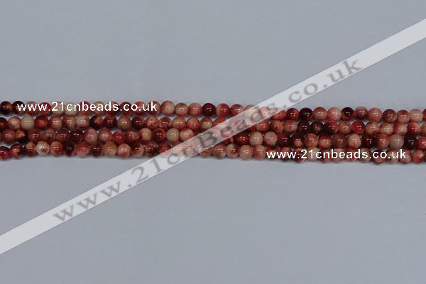 CMJ554 15.5 inches 4mm round rainbow jade beads wholesale